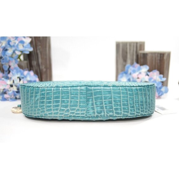Brahmin Mermaid Turquoise Melbourne Leather Shayna Crossbody Bag NWT - Picture 6 of 8